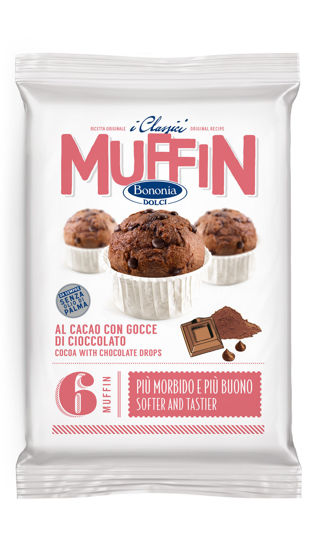Muffin al cacao con gocce di cioccolato Bononia 252g