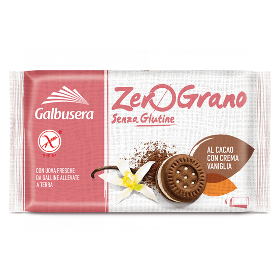 ZeroGrano Cacao e Vaniglia senza glutine e lattosio - Shop Galbusera